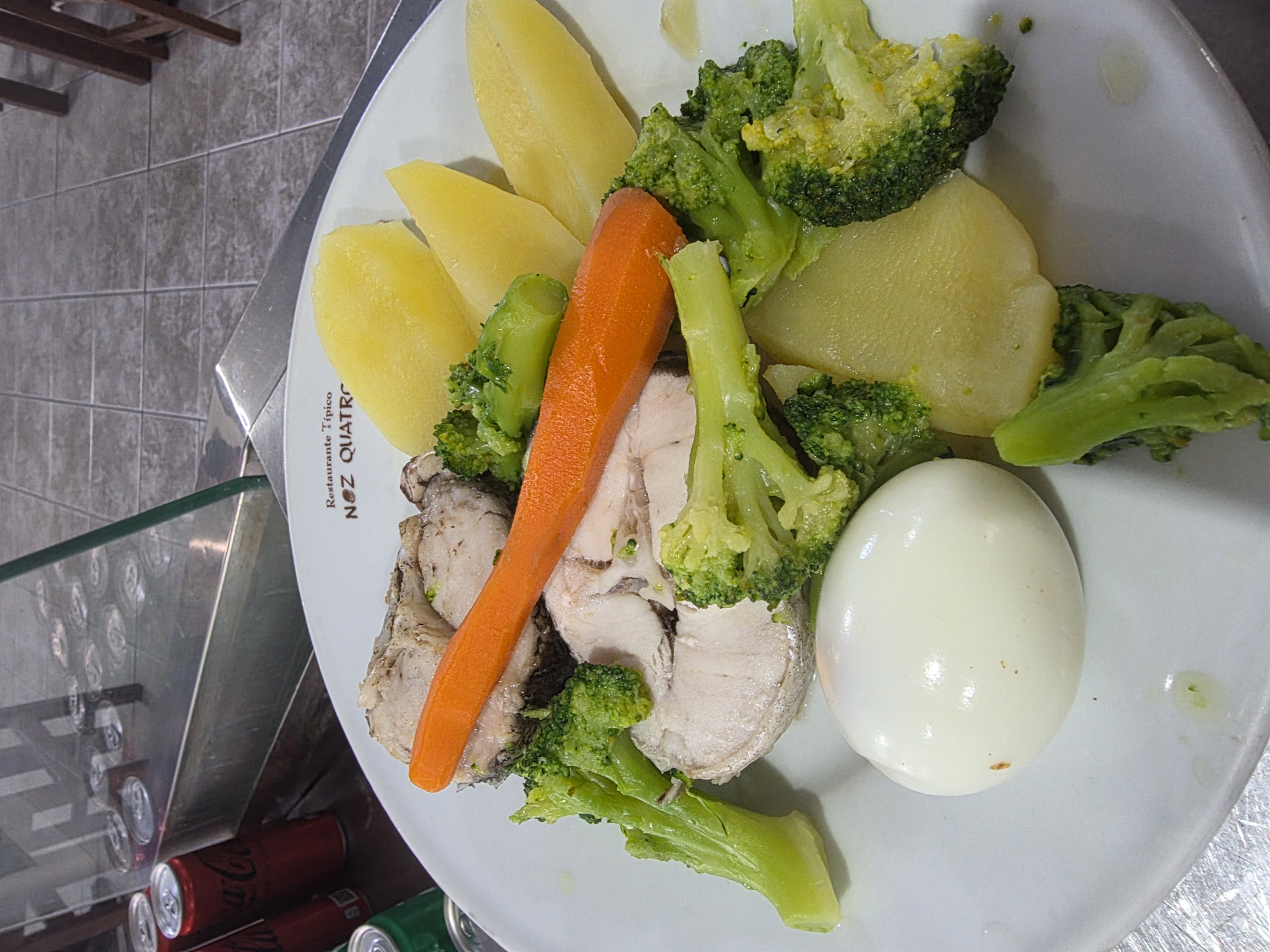 Pescada Cozida